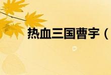 热血三国曹宇（热血三国陶谦手下）