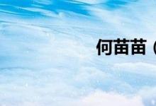 何苗苗（何苗hera）
