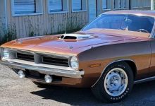 23k英里拖车女王1970BarracudaHemi有罕见选项