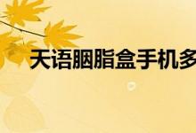 天语胭脂盒手机多少钱（天语胭脂x90）