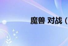 魔兽 对战（魔兽对战视频）