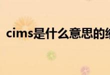 cims是什么意思的缩写（cims是什么意思）
