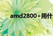 amd2800+用什么主板（amd2800）