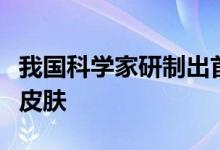 我国科学家研制出首款具仿生三维架构的电子皮肤