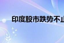 印度股市跌势不止 主要股指均跌超5%
