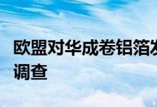 欧盟对华成卷铝箔发起第二次反倾销日落复审调查