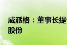 威派格：董事长提议以5000万元-1亿元回购股份