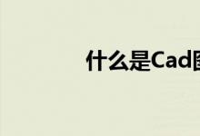 什么是Cad图（什么是cad）