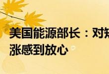 美国能源部长：对短期内油气价格不会大幅上涨感到放心