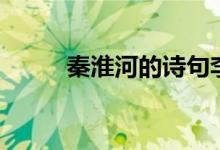 秦淮河的诗句李白（秦淮河的诗）