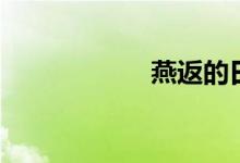 燕返的日语（燕返）
