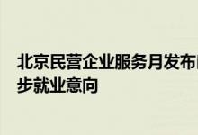 北京民营企业服务月发布岗位近15万个 近1.8万人次达成初步就业意向