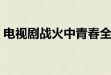 电视剧战火中青春全集（电视剧战火中青春）