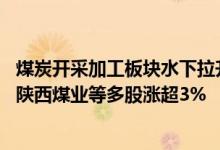 煤炭开采加工板块水下拉升 山煤国际、中国神华、昊华能源陕西煤业等多股涨超3%