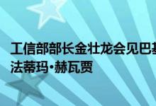 工信部部长金壮龙会见巴基斯坦信息技术和通信部部长莎萨·法蒂玛·赫瓦贾