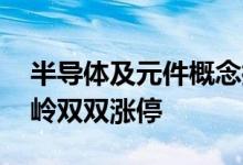半导体及元件概念拉升走强 立昂微、上海贝岭双双涨停