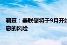 调查:美联储将于9月开始降息两次 但仍存在仅一次或不降息的风险