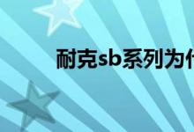 耐克sb系列为什么便宜（耐克sb）