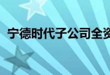 宁德时代子公司全资入股隆基绿能旗下公司