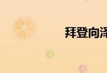 拜登向泽连斯基道歉
