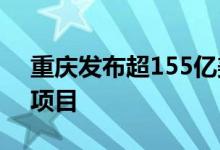 重庆发布超155亿美元的37个国企对外合作项目