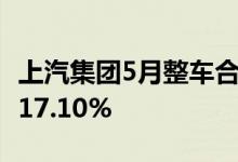 上汽集团5月整车合计销量33.2万辆 同比下降17.10%