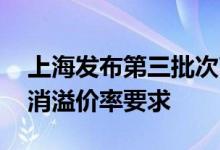 上海发布第三批次商品住房用地出让公告 取消溢价率要求
