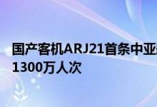 国产客机ARJ21首条中亚航线正式开通！已安全运送旅客超1300万人次