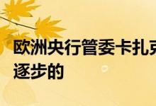 欧洲央行管委卡扎克斯：进一步的降息应该是逐步的