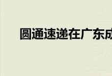 圆通速递在广东成立货运航空控股公司