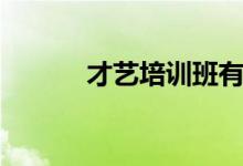 才艺培训班有哪些（才艺培训）