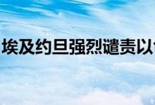 埃及约旦强烈谴责以色列对加沙难民营的袭击