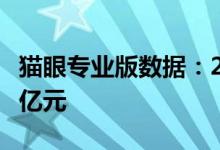 猫眼专业版数据：2024年端午档档期票房破3亿元