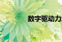 数字驱动力增添经济新活力