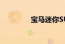 宝马迷你SUV（迷你suv）