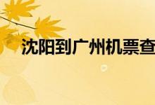沈阳到广州机票查询（沈阳到广州机票）