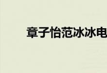 章子怡范冰冰电影（章子怡范冰冰）