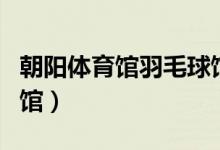 朝阳体育馆羽毛球馆一小时多少钱（朝阳体育馆）