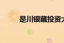 是川银藏投资大事件（是川银藏）