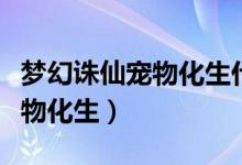 梦幻诛仙宠物化生什么时间最高（梦幻诛仙宠物化生）