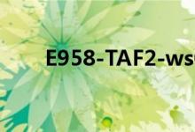 E958-TAF2-ws00C控制器（e958）