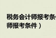 税务会计师报考条件和时间2023（税务会计师报考条件）