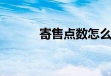寄售点数怎么转换（寄售点数）