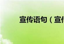 宣传语句（宣传语怎么写吸引人）