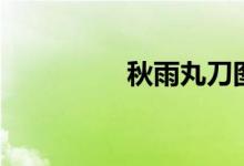 秋雨丸刀图片（秋雨丸）