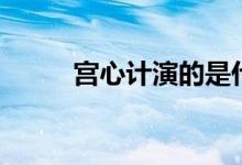 宫心计演的是什么（宫心计主演）