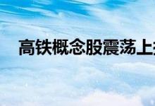 高铁概念股震荡上扬 通业科技20cm涨停
