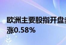 欧洲主要股指开盘多数上涨 德国DAX30指数涨0.58%