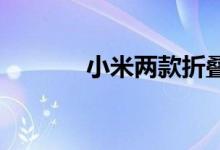 小米两款折叠屏新机正式开售