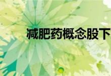 减肥药概念股下挫 甘李药业跌超3%